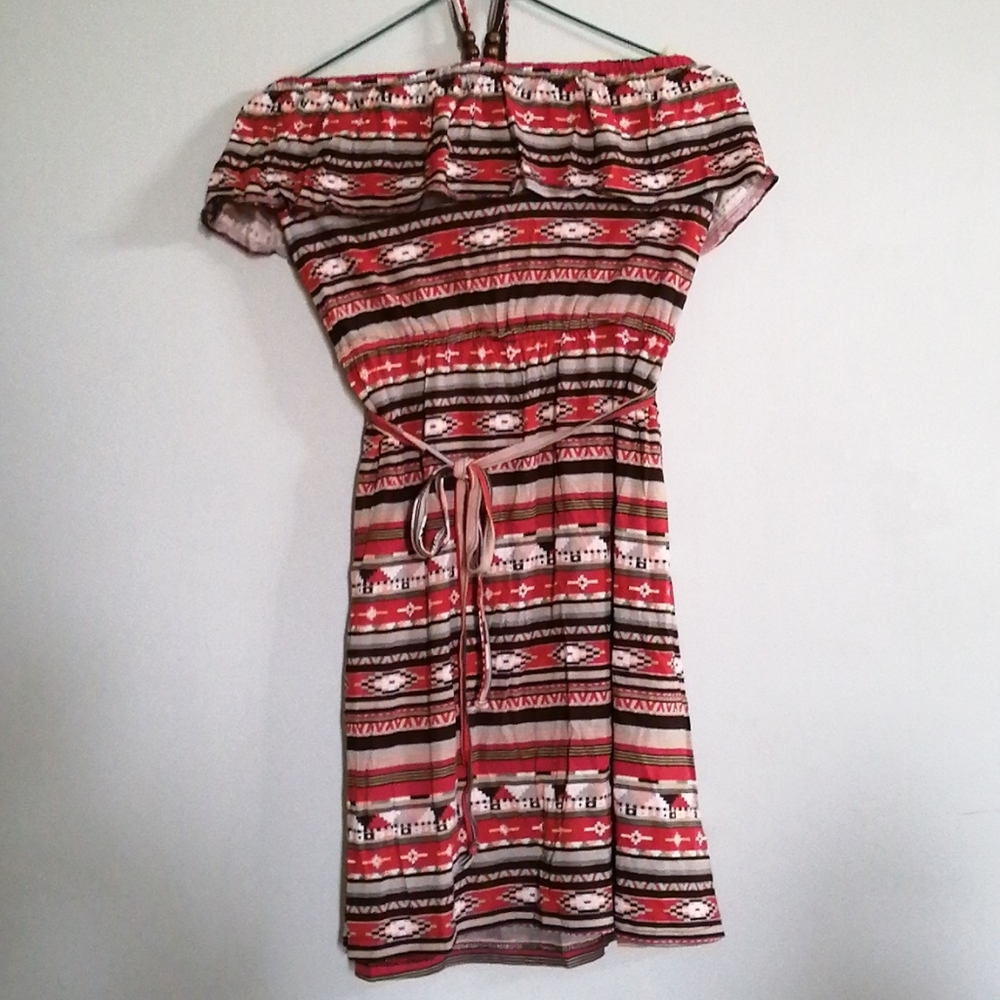 Aztec print dress